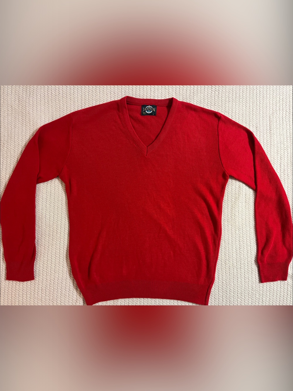 Jantzen Men’s  Red V-Neck Sweater